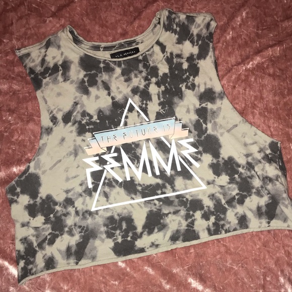 Tie dye crop top - Picture 2 of 2